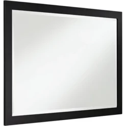 Possini Euro Design Metzeo Rectangular Vanity Decorative Wall Mirror Modern Beveled Edge Matte Black Metal Frame 22" Wide Bathroom 15 Possini Euro Design Metzeo Rectangular Vanity Decorative Wall Mirror Modern Beveled Edge Matte Black Metal Frame 22" Wide Bathroom -Possini Euro Design Shop GUEST 0123b0d7 a900 4ae1 bc07 c1dd605ee78a