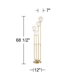 Possini Euro Design Mid Century Modern Glam Style Floor Lamp 4-Light LED 68.5" Tall Warm Gold Glass Globe Shade For Living Room House Uplight 14 Possini Euro Design Mid Century Modern Glam Style Floor Lamp 4-Light LED 68.5" Tall Warm Gold Glass Globe Shade For Living Room House Uplight -Possini Euro Design Shop GUEST 018f9df5 a70c 42d3 91a0 56816ed1480f