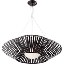 Possini Euro Design Planet Black Large Pendant Light 31 1/2" Wide Mid Century Modern White Glass For Dining Room House Foyer Kitchen Island Entryway -Possini Euro Design Shop GUEST 06d7d210 9fe9 417c a2aa 8e156d290fe3