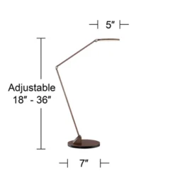 Possini Euro Design Magnum Modern Desk Lamp 36" Tall French Bronze Brown Metal LED Adjustable For Bedroom Living Room Bedside Nightstand Office House -Possini Euro Design Shop GUEST 0c703c4b 8a49 4002 89bb 0d0c4a6414bf