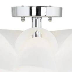 Possini Euro Design Modern Ceiling Light Semi Flush Mount Fixture 15 3/4" Wide White Flower For Bedroom Kitchen Living Room Hallway Bathroom House 11 Possini Euro Design Modern Ceiling Light Semi Flush Mount Fixture 15 3/4" Wide White Flower For Bedroom Kitchen Living Room Hallway Bathroom House -Possini Euro Design Shop GUEST 14dddc29 131d 41ce a5d9 163df72c1091