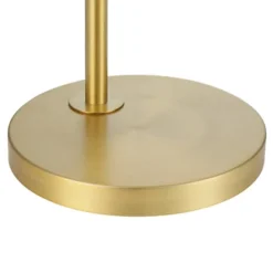 Possini Euro Design Vaile Modern 66" Tall Chairside Arc Floor Lamp Warm Gold Metal Clear Seeded Glass Shade For Living Room Reading Home -Possini Euro Design Shop GUEST 1c2c469a ffa6 476d 840e c2048d4462cc