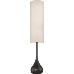 Possini Euro Design Mid Century Modern Floor Lamp 62" Tall Bronze Metal Droplet Off White Cream Cylinder Shade For Living Room Reading 9 Possini Euro Design Mid Century Modern Floor Lamp 62" Tall Bronze Metal Droplet Off White Cream Cylinder Shade For Living Room Reading -Possini Euro Design Shop GUEST 20f7cf55 7763 44ba 8d89 7d7b7261200a