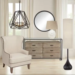 Possini Euro Design Mid Century Modern Floor Lamp 62" Tall Bronze Metal Droplet Off White Cream Cylinder Shade For Living Room Reading 11 Possini Euro Design Mid Century Modern Floor Lamp 62" Tall Bronze Metal Droplet Off White Cream Cylinder Shade For Living Room Reading -Possini Euro Design Shop GUEST 23513945 9ddc 4bb7 bafb 3fcff2bf22c3