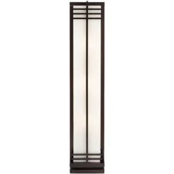 Possini Euro Design Modern Art Deco Floor Lamp Standing 60" Tall Espresso Wood Beige Linen Column Shade For Living Room Bedroom Office House Home -Possini Euro Design Shop GUEST 2555fe66 5250 4147 b8c0 8dc4d28e4856