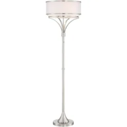 Possini Euro Design Modern Floor Lamp 64" Tall Brushed Nickel Silver Organza White Linen Drum Shade For Living Room Bedroom Office 15 Possini Euro Design Modern Floor Lamp 64" Tall Brushed Nickel Silver Organza White Linen Drum Shade For Living Room Bedroom Office -Possini Euro Design Shop GUEST 2e633d21 d173 4c31 9072 43ba4db338af