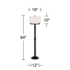 Possini Euro Design Madrid Modern Industrial Floor Lamp 64" Tall Matte Black Metal White Linen Hardback Drum Shade For Living Room Bedroom Office Home 16 Possini Euro Design Madrid Modern Industrial Floor Lamp 64" Tall Matte Black Metal White Linen Hardback Drum Shade For Living Room Bedroom Office Home -Possini Euro Design Shop GUEST 2ec65979 7f85 4ee3 b275 fe6197b4876d