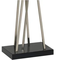 Possini Euro Design Modern Floor Lamp 63.5" Tall Brushed Steel Asymmetry White Linen Rectangular Shade For Living Room Reading Bedroom Office -Possini Euro Design Shop GUEST 340aa1b3 08bb 4e73 8ab3 2bba4217eb70