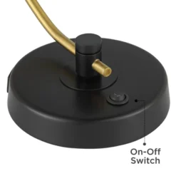 Possini Euro Design Modern Mid Century Desk Lamp 28 1/2" Tall Warm Gold Black With Dual USB Charging Ports For Bedroom Living Room Office Reading Home 15 Possini Euro Design Modern Mid Century Desk Lamp 28 1/2" Tall Warm Gold Black With Dual USB Charging Ports For Bedroom Living Room Office Reading Home -Possini Euro Design Shop GUEST 37d827a2 bca5 4123 ad36 397ef850feaf