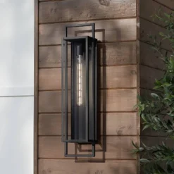 Possini Euro Design Jericho Modern Outdoor Wall Light Fixture Textured Black Steel 28" Clear Glass For Post Exterior Barn Deck House Porch Yard Patio 14 Possini Euro Design Jericho Modern Outdoor Wall Light Fixture Textured Black Steel 28" Clear Glass For Post Exterior Barn Deck House Porch Yard Patio -Possini Euro Design Shop GUEST 3c155a0a 18cd 4cc8 b304 9aab41476256