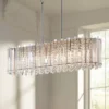 Possini Euro Design Mirabell Chrome Linear Island Pendant Chandelier 34" Wide Modern LED Clear Glass Crystal 6-Light Fixture For Dining Room Kitchen -Possini Euro Design Shop GUEST 3d7a54d9 934c 40a6 a587 eb408c58c24b