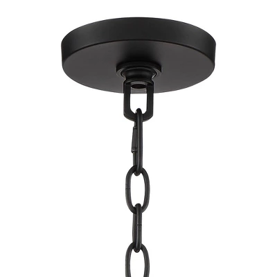 Possini Euro Design La Vista Black Chandelier 20 1/4" Wide Modern Sputnik 9-Light Fixture For Dining Room House Foyer Kitchen Island Entryway Bedroom 5 Possini Euro Design La Vista Black Chandelier 20 1/4" Wide Modern Sputnik 9-Light Fixture For Dining Room House Foyer Kitchen Island Entryway Bedroom - Image 3