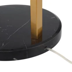 Possini Euro Design Modern Art Deco Arc Floor Lamp 64 1/2" Tall Warm Gold Metal Pleated Fabric Cone Shade For Living Room Reading Family Bedroom House -Possini Euro Design Shop GUEST 41887c93 6515 47a3 a3c3 5f0cec2d4dc2