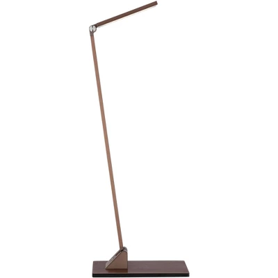 Possini Euro Design Bentley Modern Desk Lamp 21" High French Bronze Aluminum Metal LED Touch On Off Adjustable Head For Bedroom Living Room Office 7 Possini Euro Design Bentley Modern Desk Lamp 21" High French Bronze Aluminum Metal LED Touch On Off Adjustable Head For Bedroom Living Room Office - Image 5