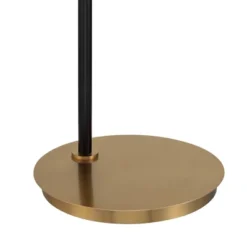 Possini Euro Design Sausalito Mid Century Modern Downbridge Floor Lamp 67" Tall Warm Gold Black Metal Linen Cylinder Shade For Living Room Reading -Possini Euro Design Shop GUEST 4436b0bc bc72 4a0e 9d5f cb43d840c5dc