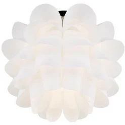 Possini Euro Design Modern Ceiling Light Semi Flush Mount Fixture 15 3/4" Wide White Flower For Bedroom Kitchen Living Room Hallway Bathroom House 12 Possini Euro Design Modern Ceiling Light Semi Flush Mount Fixture 15 3/4" Wide White Flower For Bedroom Kitchen Living Room Hallway Bathroom House -Possini Euro Design Shop GUEST 50739fc9 cd8a 4ae0 b4e3 aa80ec830366