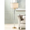 Possini Euro Design Cadence Modern Floor Lamp Standing 62" Tall Crystal Glass Column Satin Brass Linen Drum Shade For Living Room Bedroom Office House 1 Possini Euro Design Cadence Modern Floor Lamp Standing 62" Tall Crystal Glass Column Satin Brass Linen Drum Shade For Living Room Bedroom Office House -Possini Euro Design Shop GUEST 578e2404 93cf 4a33 ba7e 4a6bf7f98e2e