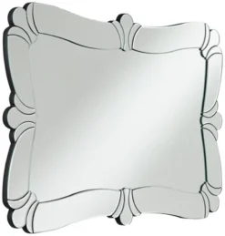 Possini Euro Design Fabrina Rectangular Vanity Decorative Wall Mirror Modern Beveled Edge Flower Glass Mirrored Frame 26" Wide For Bathroom Bedroom 15 Possini Euro Design Fabrina Rectangular Vanity Decorative Wall Mirror Modern Beveled Edge Flower Glass Mirrored Frame 26" Wide For Bathroom Bedroom -Possini Euro Design Shop GUEST 57cb08f2 e324 4983 8a1c 26d0b135b2f7