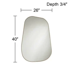 Possini Euro Design Reuleaux Rectangular Vanity Wall Mirror Modern Curved Corner Champagne Gold Frame 26" Wide For Bathroom Bedroom Living Room Office 9 Possini Euro Design Reuleaux Rectangular Vanity Wall Mirror Modern Curved Corner Champagne Gold Frame 26" Wide For Bathroom Bedroom Living Room Office -Possini Euro Design Shop GUEST 5800dd7b 2a0b 4b3d a068 0b446bc99bf9