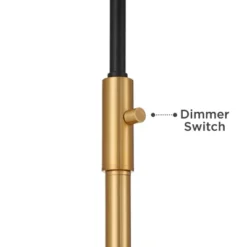 Possini Euro Design Tarrah Mid Century Modern 63" Tall Chairside Arc Floor Lamp Gold Black Metal Clear Glass Shade For Living Room House 12 Possini Euro Design Tarrah Mid Century Modern 63" Tall Chairside Arc Floor Lamp Gold Black Metal Clear Glass Shade For Living Room House -Possini Euro Design Shop GUEST 5fdd3f6a 2906 4028 af93 13a02082d8a8