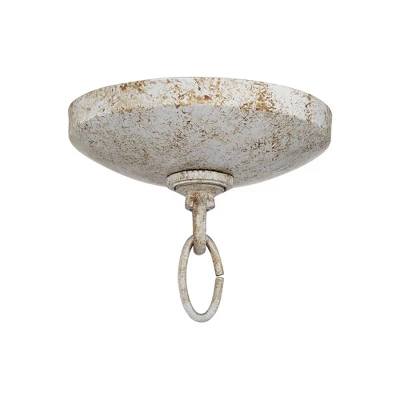 Possini Euro Design Ornament Aged Silver Gold Bronze Chandelier 23 1/4" Wide Industrial 6-Light Fixture For Dining Room Foyer Kitchen Island Entryway 7 Possini Euro Design Ornament Aged Silver Gold Bronze Chandelier 23 1/4" Wide Industrial 6-Light Fixture For Dining Room Foyer Kitchen Island Entryway - Image 5