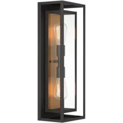 Possini Euro Design Metropolis Mid Century Modern Outdoor Wall Light Fixture Black Gold 22" Clear Glass For Post Exterior Barn Deck House Porch Yard 11 Possini Euro Design Metropolis Mid Century Modern Outdoor Wall Light Fixture Black Gold 22" Clear Glass For Post Exterior Barn Deck House Porch Yard -Possini Euro Design Shop GUEST 63d079f9 4ace 462d 993e b57ff4c3ea8c