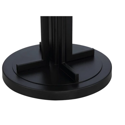 Possini Euro Design Madrid Modern Industrial Floor Lamp 64" Tall Matte Black Metal White Linen Hardback Drum Shade For Living Room Bedroom Office Home 6 Possini Euro Design Madrid Modern Industrial Floor Lamp 64" Tall Matte Black Metal White Linen Hardback Drum Shade For Living Room Bedroom Office Home - Image 4