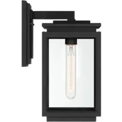 Possini Euro Design Atkins Modern Outdoor Wall Light Fixture Matte Black 14 1/4" Clear Glass For Post Exterior Barn Deck House Porch Yard Posts Patio 14 Possini Euro Design Atkins Modern Outdoor Wall Light Fixture Matte Black 14 1/4" Clear Glass For Post Exterior Barn Deck House Porch Yard Posts Patio -Possini Euro Design Shop GUEST 65e53daa fcfb 42ab 8caa 31139c67b349