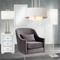 Possini Euro Design Concentric Brushed Nickel Pendant Chandelier 25" Wide Modern White Fabric Drum 4-Light For Dining Room House Foyer Kitchen Island 15 Possini Euro Design Concentric Brushed Nickel Pendant Chandelier 25" Wide Modern White Fabric Drum 4-Light For Dining Room House Foyer Kitchen Island -Possini Euro Design Shop GUEST 66d9ba0e 4c64 4047 86d2 6dca93c49a1a