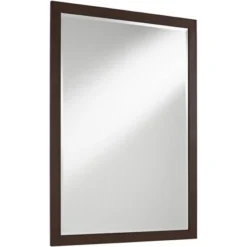 Possini Euro Design Metzeo Rectangular Vanity Wall Mirror Vintage Beveled Edge Oil Rubbed Bronze Metal Frame 26" Wide For Bathroom Bedroom Living Room -Possini Euro Design Shop GUEST 6a64bd8f 3ea0 44d2 a765 306f41fb87e5