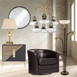 Possini Euro Design Deacon Modern Desk Table Lamp 26" High Brass With USB And AC Power Outlet In Base LED Reading Light Oatmeal Shade For Office Desk 17 Possini Euro Design Deacon Modern Desk Table Lamp 26" High Brass With USB And AC Power Outlet In Base LED Reading Light Oatmeal Shade For Office Desk -Possini Euro Design Shop GUEST 6ddac17c 39dd 455d b005 aa7caff95063