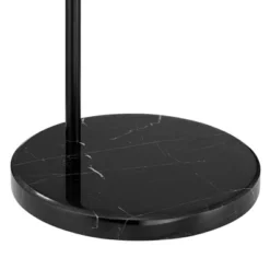 Possini Euro Design Raven Modern 66" Tall Chairside Arc Table Lamp Matte Black Metal Fabric Drum Shade For Living Room Reading Bedroom -Possini Euro Design Shop GUEST 72b61b7d b77f 4fa6 95d1 7c6ca775d347