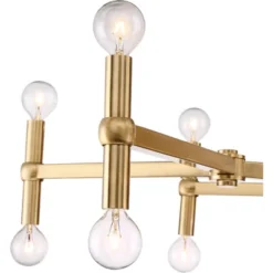 Possini Euro Design Marya Satin Brass Chandelier 37" Wide Modern 24-Light Fixture For Dining Room House Foyer Kitchen Island Entryway Bedroom Home -Possini Euro Design Shop GUEST 80f1b7db 4781 4ac8 938b b8395274afb5