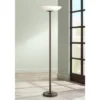 Possini Euro Design Meridian Light Blaster Modern Torchiere Floor Lamp 72" Tall Oil Rubbed Bronze LED Frosted Glass Shade For Living Room Bedroom Home -Possini Euro Design Shop GUEST 834f65d6 48a5 47f0 9e8e de4b7623b483