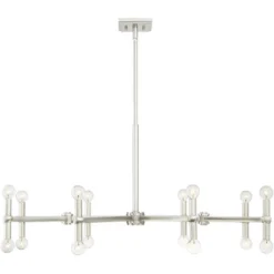 Possini Euro Design Marya Brushed Nickel Chandelier 37 3/4" Wide Modern 16-Light Fixture For Dining Room House Foyer Kitchen Island Entryway Bedroom 12 Possini Euro Design Marya Brushed Nickel Chandelier 37 3/4" Wide Modern 16-Light Fixture For Dining Room House Foyer Kitchen Island Entryway Bedroom -Possini Euro Design Shop GUEST 83d8604e 47bc 4d42 b632 39f477bdbd94
