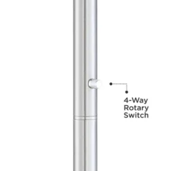 Possini Euro Design Meridian Light Blaster Modern Torchiere Floor Lamp 72" Tall Brushed Nickel LED Frosted Glass Shade For Living Room Bedroom Office -Possini Euro Design Shop GUEST 86d3e492 d91f 458d 8a1e 61e18cd59934