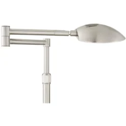 Possini Euro Design Eliptik Modern Desk Table Lamp 24 1/2" High Satin Nickel LED Swing Arm Adjustable Height For Bedroom Living Room Nightstand Office -Possini Euro Design Shop GUEST 8a7413ef 0643 4ac1 9f68 9f61cfe1a0ac