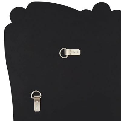 Possini Euro Design Fabrina Rectangular Vanity Decorative Wall Mirror Modern Beveled Edge Flower Glass Mirrored Frame 26" Wide For Bathroom Bedroom 5 Possini Euro Design Fabrina Rectangular Vanity Decorative Wall Mirror Modern Beveled Edge Flower Glass Mirrored Frame 26" Wide For Bathroom Bedroom - Image 3