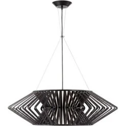 Possini Euro Design Planet Black Large Pendant Light 31 1/2" Wide Mid Century Modern White Glass For Dining Room House Foyer Kitchen Island Entryway -Possini Euro Design Shop GUEST 95d4f1e4 6e98 4618 b7e9 1708c75555bc