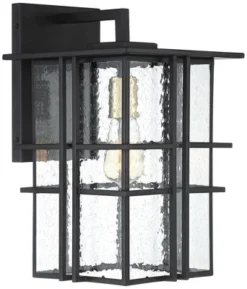 Possini Euro Design Arley Modern Outdoor Wall Light Fixture Black Geometric Frame 16" Seedy Glass For Post Exterior Barn Deck House Porch Yard Patio 11 Possini Euro Design Arley Modern Outdoor Wall Light Fixture Black Geometric Frame 16" Seedy Glass For Post Exterior Barn Deck House Porch Yard Patio -Possini Euro Design Shop GUEST 98825cbf 37de 4677 bf7c 128eea35058b