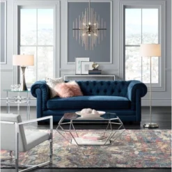 Possini Euro Design Simplicity Modern Floor Lamp 59" Tall Brushed Nickel Silver Off White Tapered Drum Shade For Living Room Bedroom Office House Home -Possini Euro Design Shop GUEST 9ab9240d 6c59 444e a47e 0e1517153c68