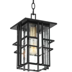 Possini Euro Design Arley Modern Outdoor Hanging Light Black Geometric Frame 12 1/2" Seedy Glass For Post Exterior Barn Deck House Porch Yard Patio 11 Possini Euro Design Arley Modern Outdoor Hanging Light Black Geometric Frame 12 1/2" Seedy Glass For Post Exterior Barn Deck House Porch Yard Patio -Possini Euro Design Shop GUEST 9d9a0740 d8ce 49d3 9588 860b9c5034b1