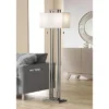 Possini Euro Design Modern Floor Lamp 62" Tall Brushed Nickel Openwork Rectangular Profile Off White Fabric Shade For Living Room Reading 2 Possini Euro Design Modern Floor Lamp 62" Tall Brushed Nickel Openwork Rectangular Profile Off White Fabric Shade For Living Room Reading -Possini Euro Design Shop GUEST a70aac13 60f5 4f6b b2da 1f329096ab79