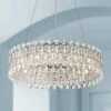 Possini Euro Design Alyssa Chrome Drum Chandelier 23 1/2" Wide Modern Crystal 12-Light LED Fixture For Dining Room Kitchen Island Entryway Bedroom -Possini Euro Design Shop GUEST a839dc56 2f1f 4230 8d63 91be05a7f67c