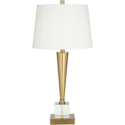 Possini Euro Design Wayne Modern Table Lamps 29 1/4" Tall Set Of 2 Brass With USB Charging Port White Fabric Drum Shade For Bedroom Living Room Kids 16 Possini Euro Design Wayne Modern Table Lamps 29 1/4" Tall Set Of 2 Brass With USB Charging Port White Fabric Drum Shade For Bedroom Living Room Kids -Possini Euro Design Shop GUEST b017a527 08a0 4e6b 9dc2 2359505f7991