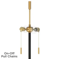 Possini Euro Design Roxie Modern Floor Lamp With Riser 65 1/2" Tall Brass Black Metal Sheer Linen Double Drum Shade For Living Room Bedroom Office 11 Possini Euro Design Roxie Modern Floor Lamp With Riser 65 1/2" Tall Brass Black Metal Sheer Linen Double Drum Shade For Living Room Bedroom Office -Possini Euro Design Shop GUEST b5c07179 5767 4f85 8a6f b0163d6075eb