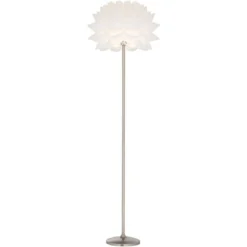 Possini Euro Design Modern Floor Lamp 63" Tall Brushed Steel White Orb Petal Flower Shade Dimmable For Living Room Reading Bedroom Office 14 Possini Euro Design Modern Floor Lamp 63" Tall Brushed Steel White Orb Petal Flower Shade Dimmable For Living Room Reading Bedroom Office -Possini Euro Design Shop GUEST b65ab1c4 bbbb 4851 984a 599117a9076c