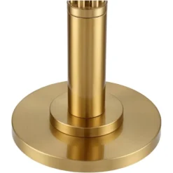 Possini Euro Design Granview Modern Floor Lamp 70 1/2" Tall Brass Metal Sheer Organza Outer Linen Inner Drum Shade For Living Room Bedroom Office Home -Possini Euro Design Shop GUEST b9665cb6 0f0f 49da 92f1 b2c61ad70945