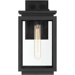 Possini Euro Design Atkins Modern Outdoor Wall Light Fixture Matte Black 14 1/4" Clear Glass For Post Exterior Barn Deck House Porch Yard Posts Patio 12 Possini Euro Design Atkins Modern Outdoor Wall Light Fixture Matte Black 14 1/4" Clear Glass For Post Exterior Barn Deck House Porch Yard Posts Patio -Possini Euro Design Shop GUEST c1343d56 ecf0 4474 b823 de7b2b32480f