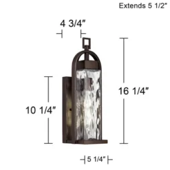 Possini Euro Design Winona Modern Outdoor Wall Light Fixture Bronze 16 1/4" Water Glass For Post Exterior Barn Deck House Porch Yard Posts Patio Home 15 Possini Euro Design Winona Modern Outdoor Wall Light Fixture Bronze 16 1/4" Water Glass For Post Exterior Barn Deck House Porch Yard Posts Patio Home -Possini Euro Design Shop GUEST c46d4556 869a 4d8a 8cf6 b6ffe9f8c3a5